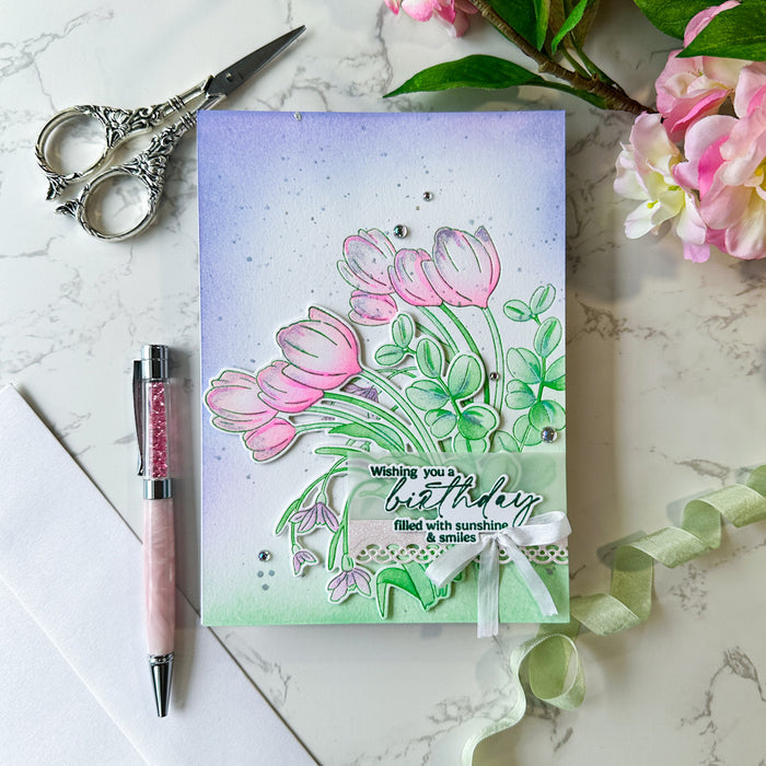 Timeless Tulips stencil