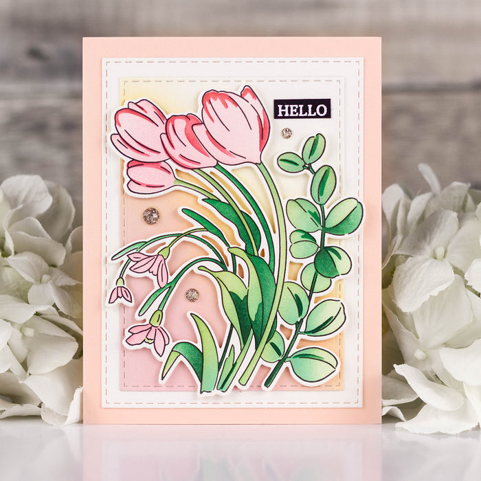 Timeless Tulips stencil