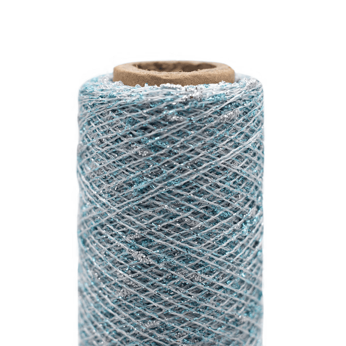 Kremke Soul Wool Twinkle -706 - Light Blue Silver 4260765911058 | Yarn at Michigan Fine Yarns