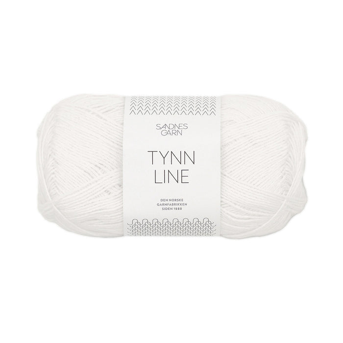 Sandnes Garn Tynn Line - 1002 - White  | Yarn at Michigan Fine Yarns