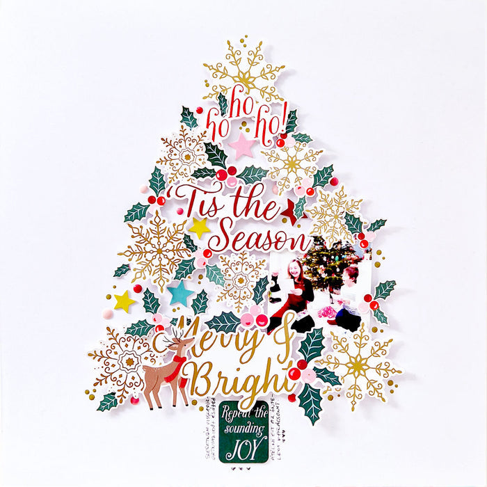 Very Merry Christmas: Chipboard Titles