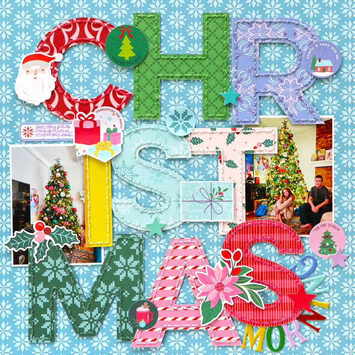 Very Merry Christmas: Puffy Alpha Stickers
