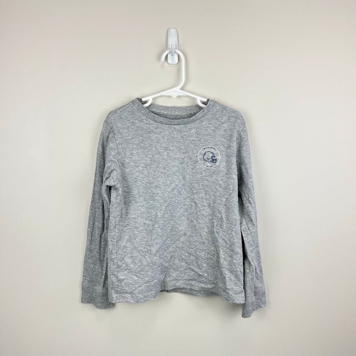 Vineyard Vines Long Sleeve Gray Football T-Shirt 6