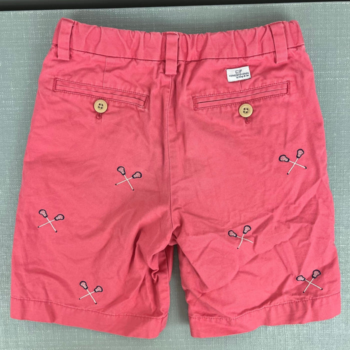 Vineyard Vines Nantucket Red Embroidered Lacrosse Breaker Shorts 7