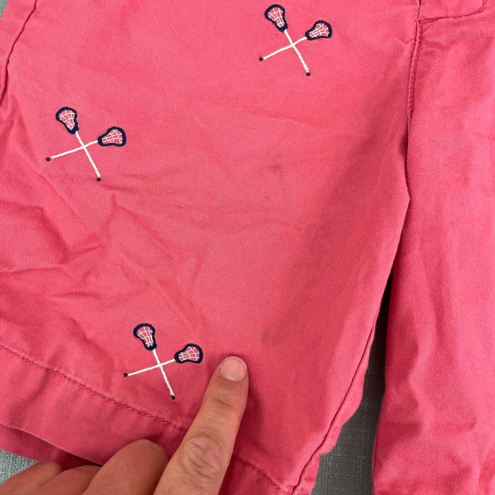 Vineyard Vines Nantucket Red Embroidered Lacrosse Breaker Shorts 7