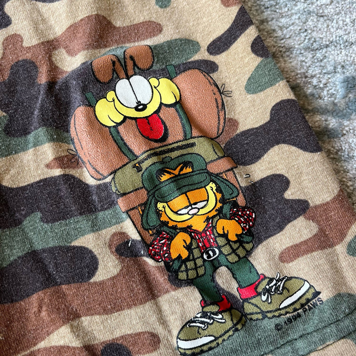 Vintage Garfield Camo Shorts 7 USA