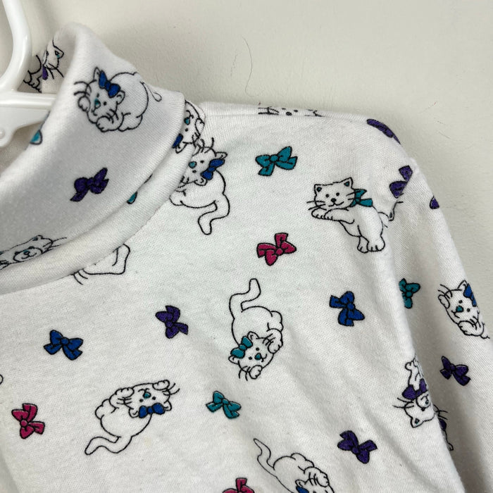 Vintage Prides Landing Kitten Turtleneck Top 6