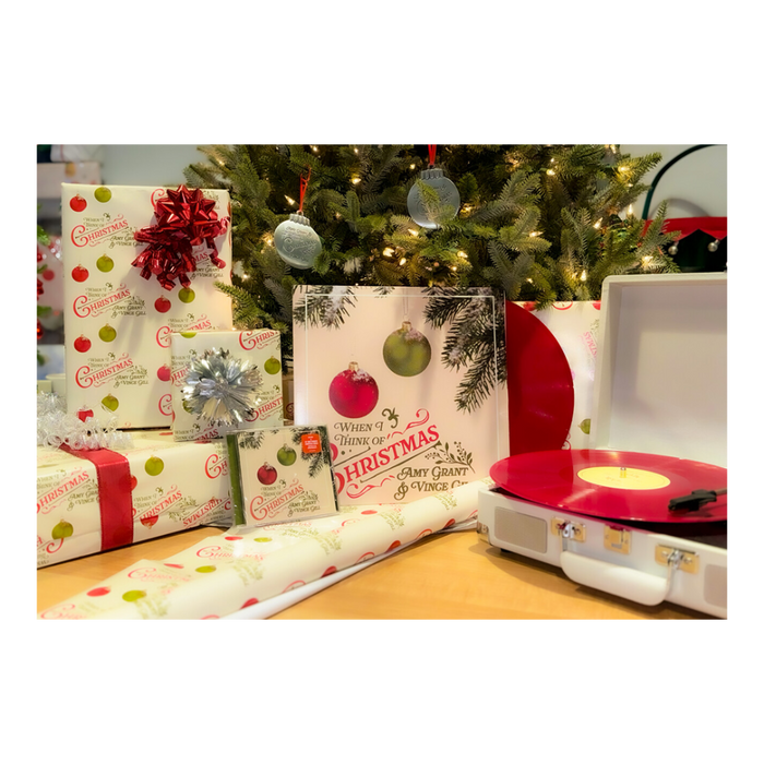 When I Think Of Christmas Wrapping Paper Lifestyle Shot