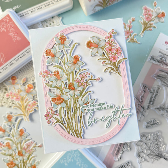 Whispering Daffodils washi