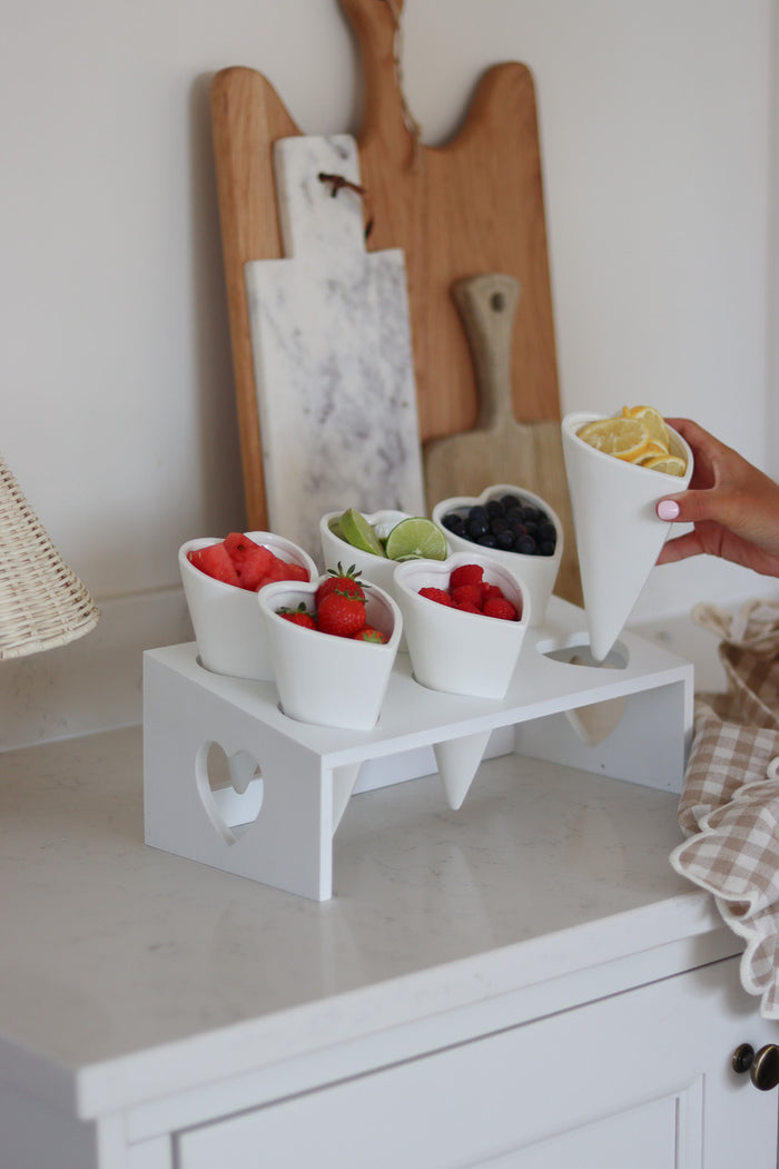 White Snacking Station Bundle