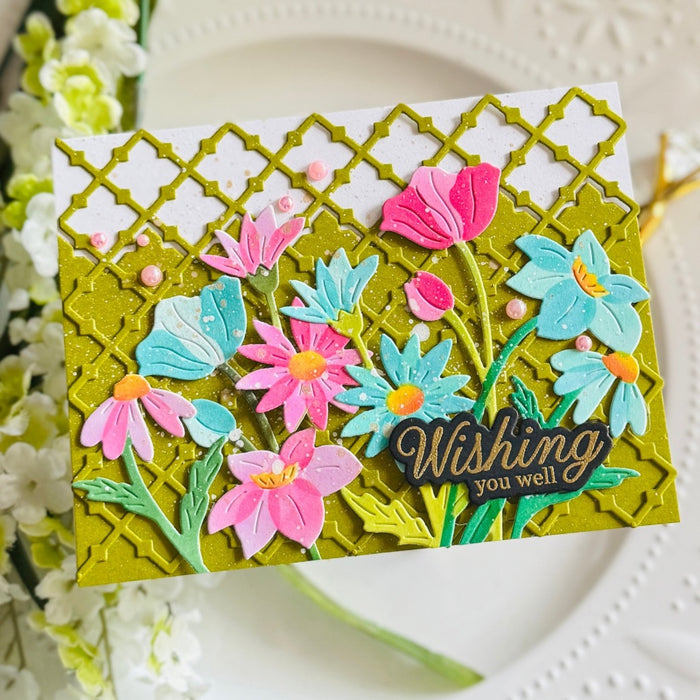 Wildflower Elegance stencil