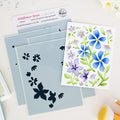 Wildflower Notes stencil