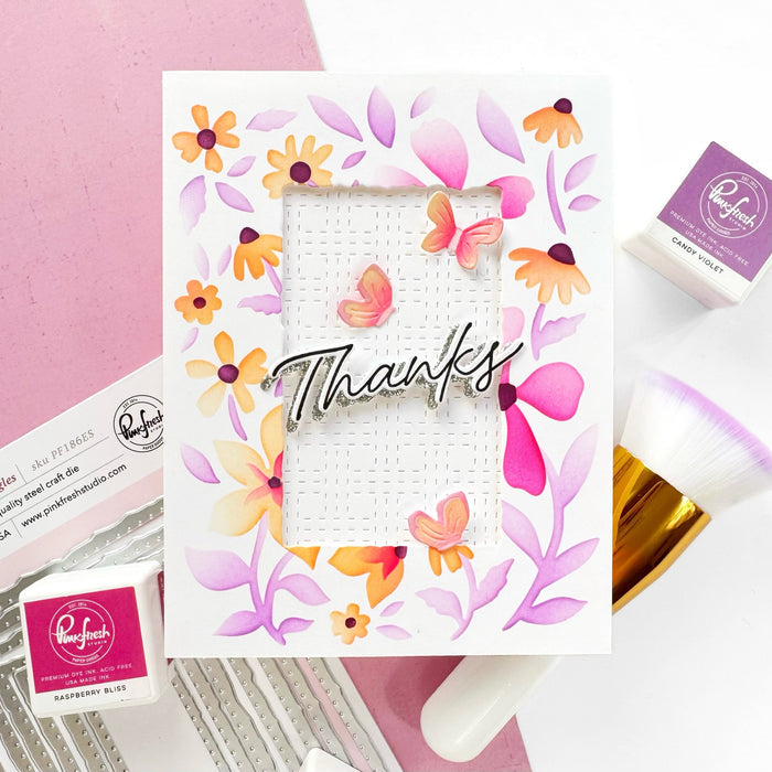 Wildflower Notes stencil