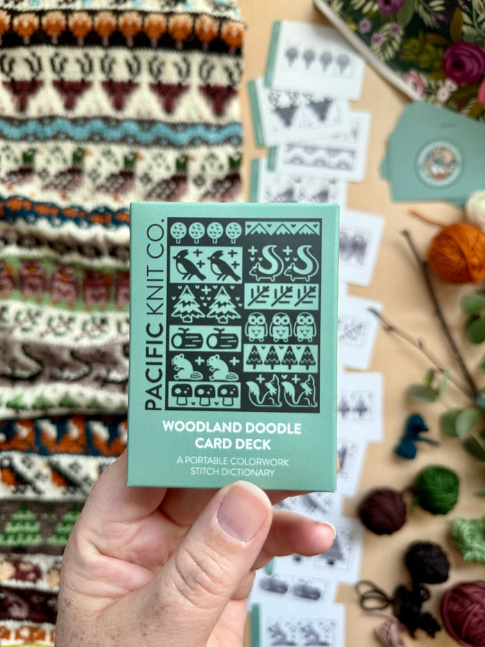 Pacific Knit Co. Woodland Doodle Card Expansion Deck -  | Accessories at Michigan Fine Yarns