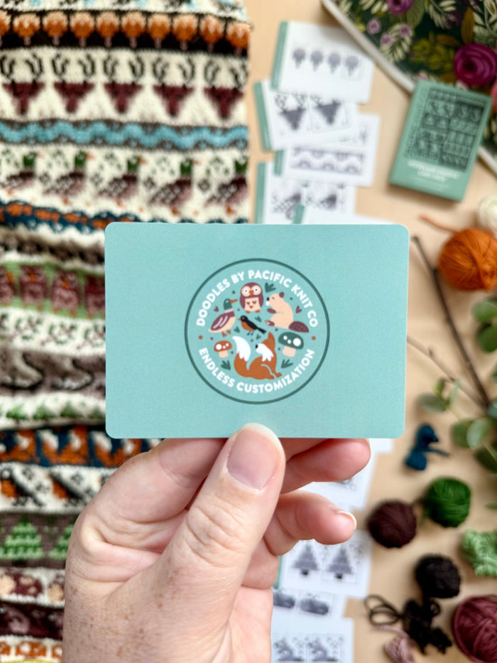 Pacific Knit Co. Woodland Doodle Card Expansion Deck -  | Accessories at Michigan Fine Yarns