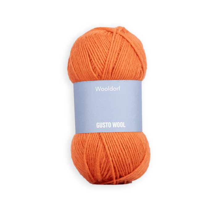 Gusto Wool Wooldorf Worsted - Clementine 716715490318 | Yarn at Michigan Fine Yarns